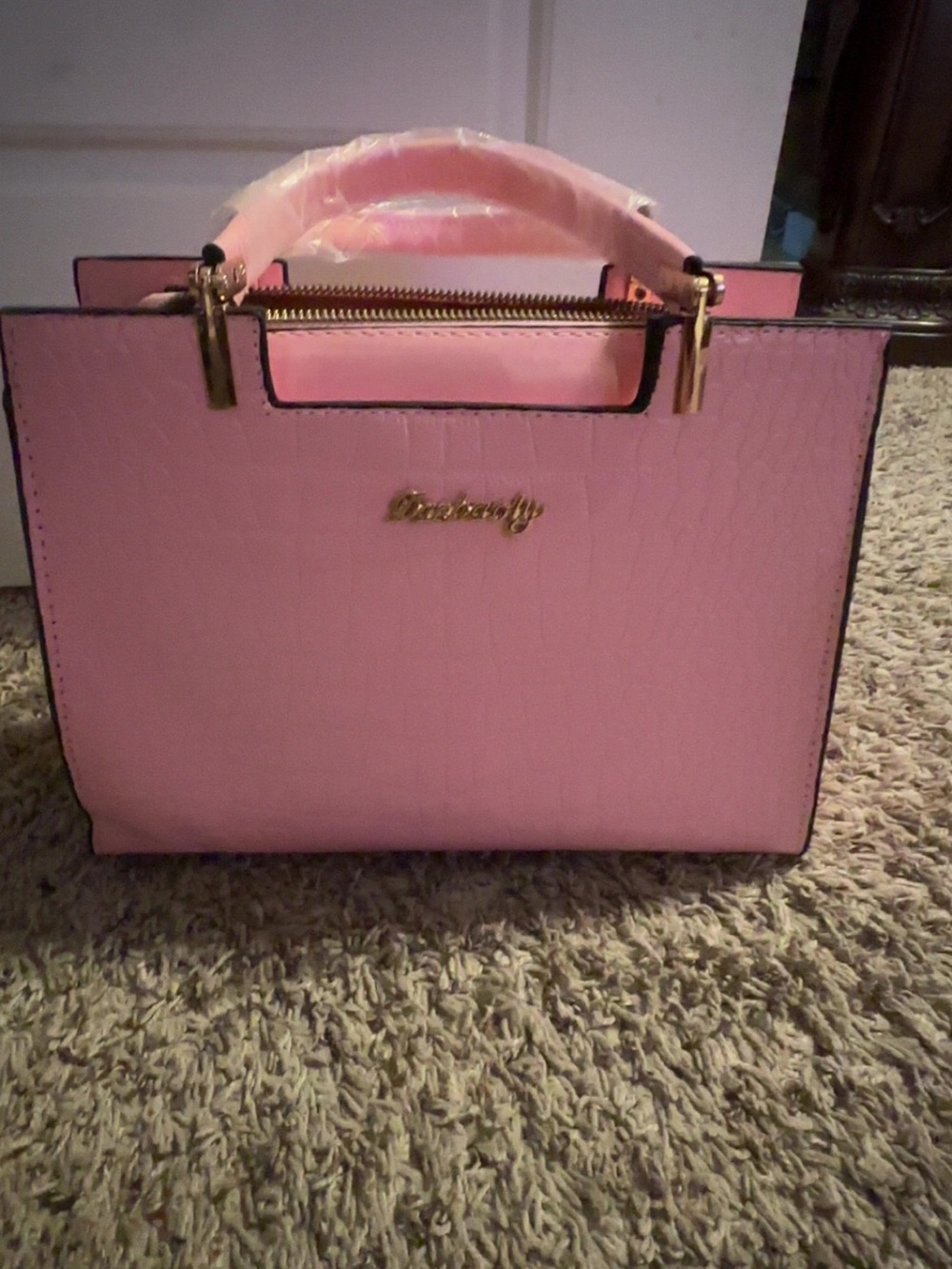 Women handbags Purse Shiny Patent Leather
Crocodile Pattern Top danaboly bag